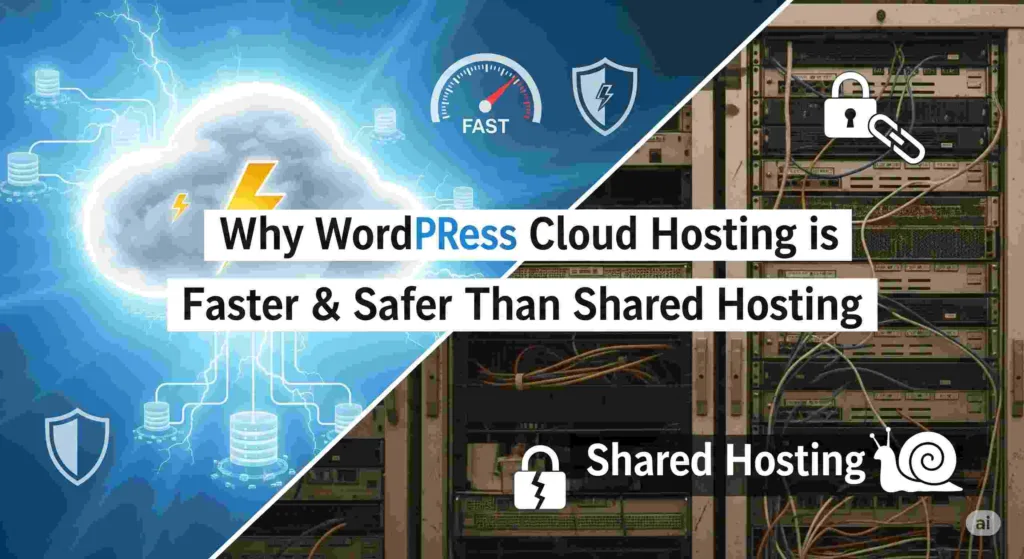 Why WordPress Cloud Hosting is Faster Safer Than Shared Hosting why wordpress cloud hosting is faster safer than shared hosting