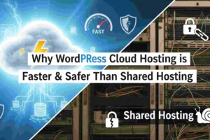 why wordpress cloud hosting is faster safer than shared hosting
