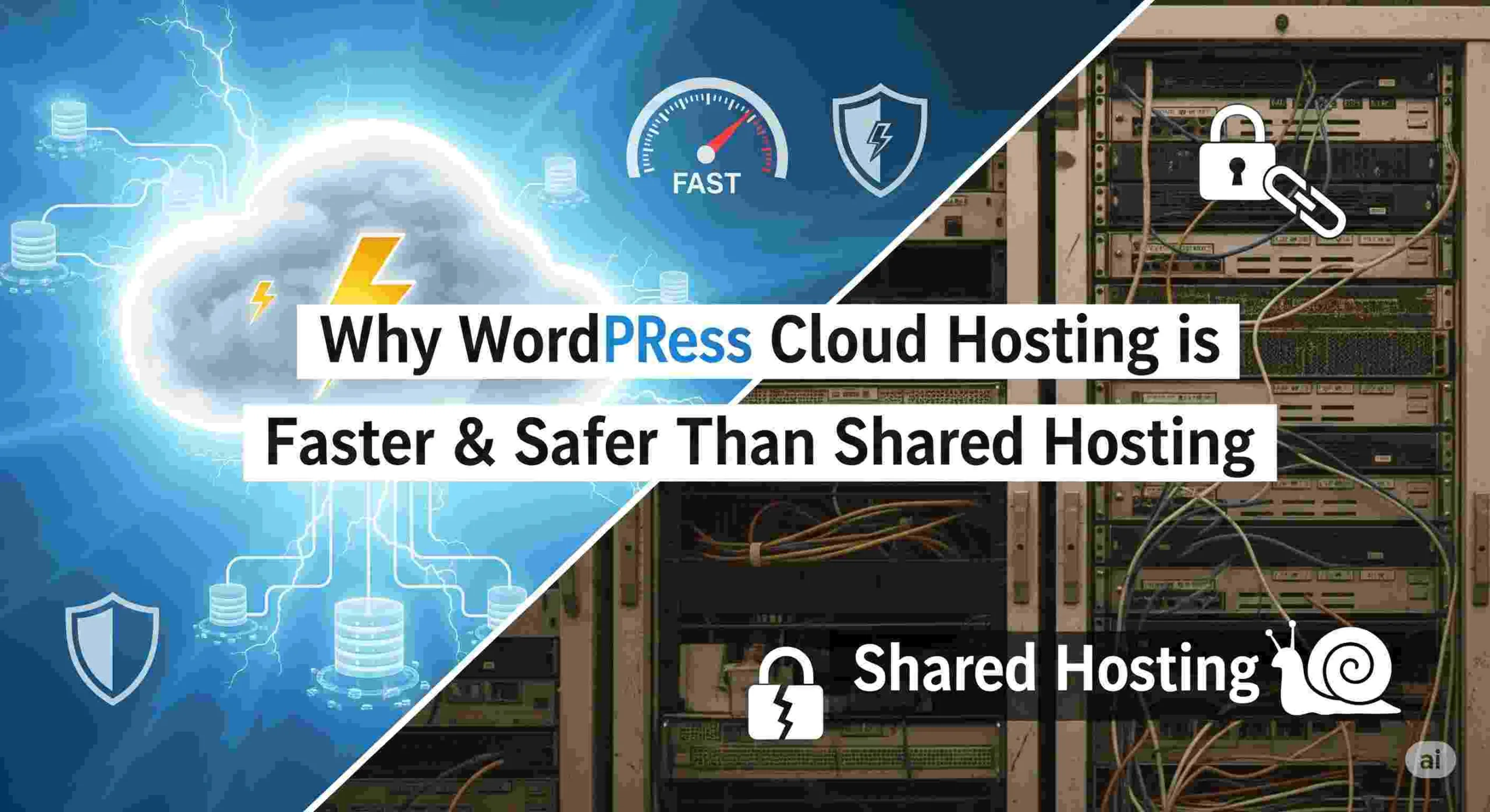 why wordpress cloud hosting is faster safer than shared hosting